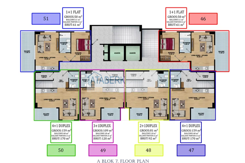 Kupuj taniej Apartamenty w nowym kompleksie mieszkalnym z infrastrukturą hotelową w Payallar, Alanya 9 