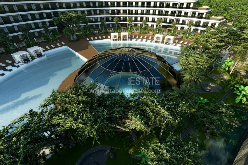 Kompleks mieszkaniowy typu hotelowego w budowie w Antalya — Altintash! Apartamenty bezpośrednio od niezawodnego dewelopera 9 