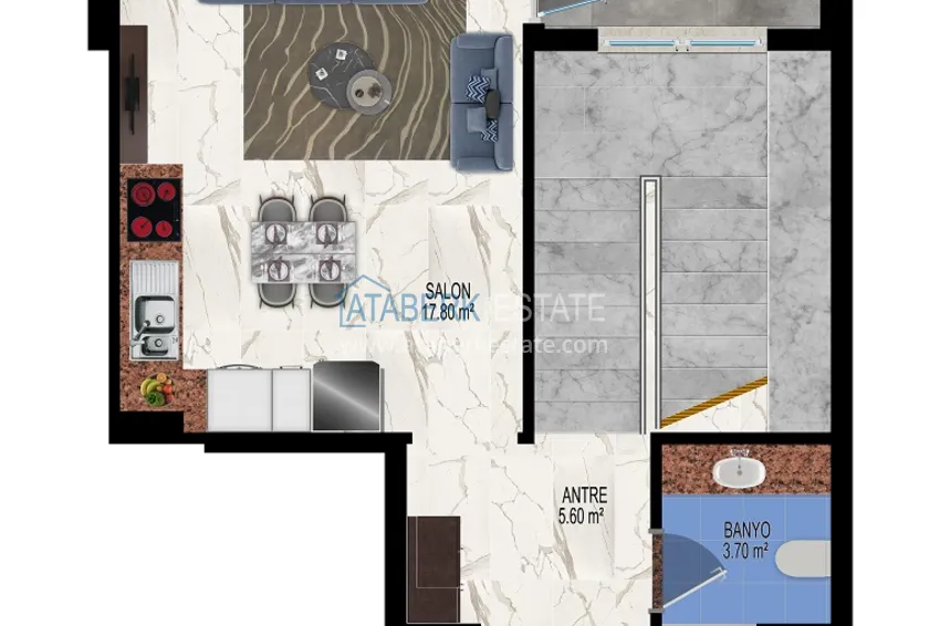 Kupuj taniej Nieruchomość inwestycyjna na etapie projektu, od dewelopera, Mahmutlar, Alanya 16 