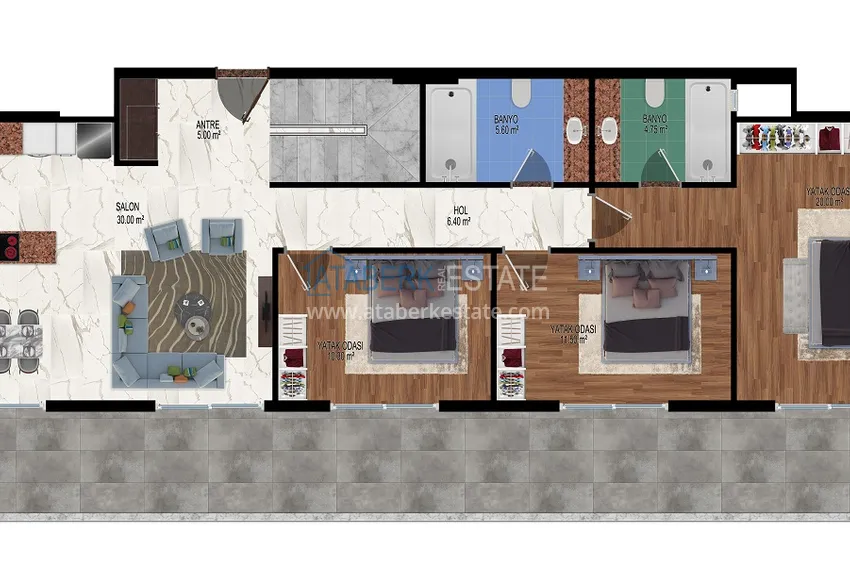Kupuj taniej Nieruchomość inwestycyjna na etapie projektu, od dewelopera, Mahmutlar, Alanya 19 