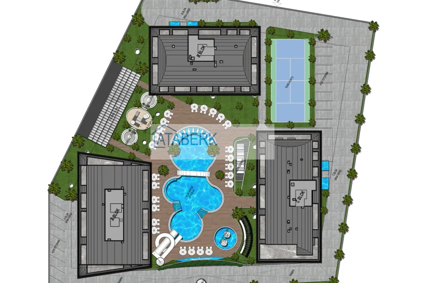 Kupuj taniej Znakomity kompleks premium z pięciogwiazdkowym hotelem — Tosmur, Alanya 1