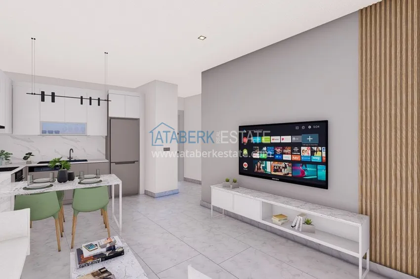 Kupuj  Nowy projekt inwestycyjny dla kompleksu mieszkalnego w Górnej Oba, Alanya 1 