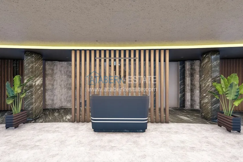 Nowy projekt inwestycyjny dla kompleksu mieszkalnego w Górnej Oba, Alanya 10 