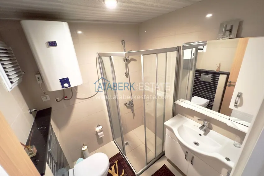 Kupuj Apartament 1+1 w Kestel nad brzegiem morza — z designerskim wnętrzem i przeszklonym balkonem 10 