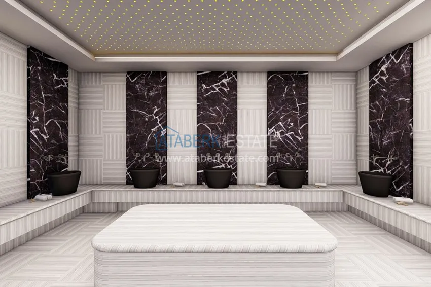 Nowy projekt inwestycyjny dla kompleksu mieszkalnego w Górnej Oba, Alanya 20 