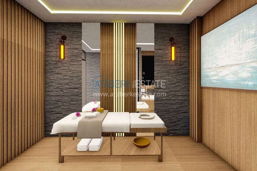 Nowy projekt inwestycyjny dla kompleksu mieszkalnego w Górnej Oba, Alanya 22 