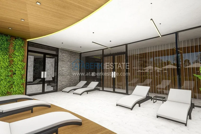 Nowy projekt inwestycyjny dla kompleksu mieszkalnego w Górnej Oba, Alanya 24 