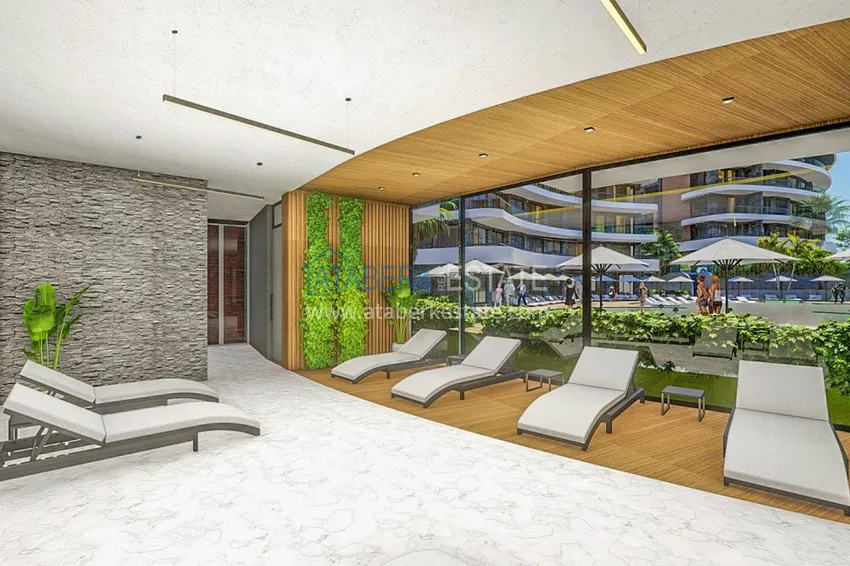 Nowy projekt inwestycyjny dla kompleksu mieszkalnego w Górnej Oba, Alanya 26 