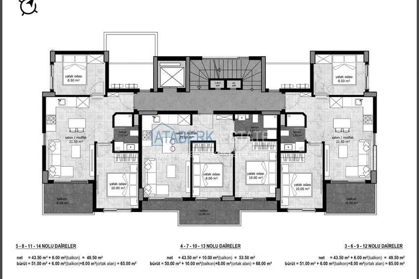 Kupuj taniej Apartamenty od dewelopera w Alanya, dzielnica Avsallar 2 