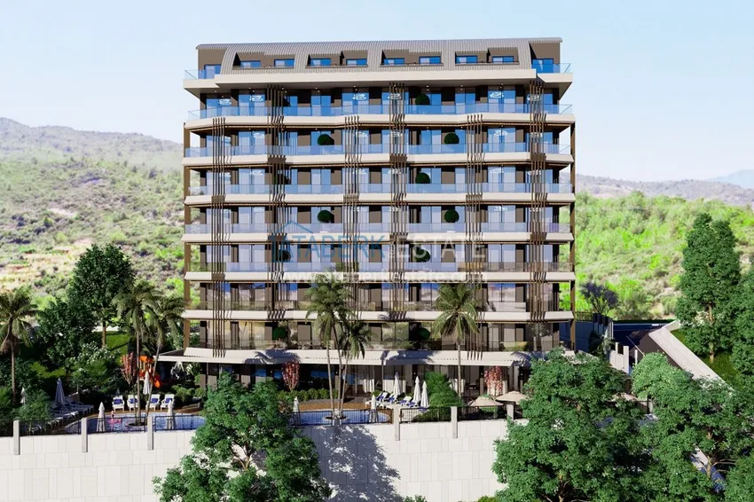 Nieruchomość inwestycyjna w budowie - Alanya, Demirtash. Obszar jest otwarty na zezwolenia na pobyt 3 
