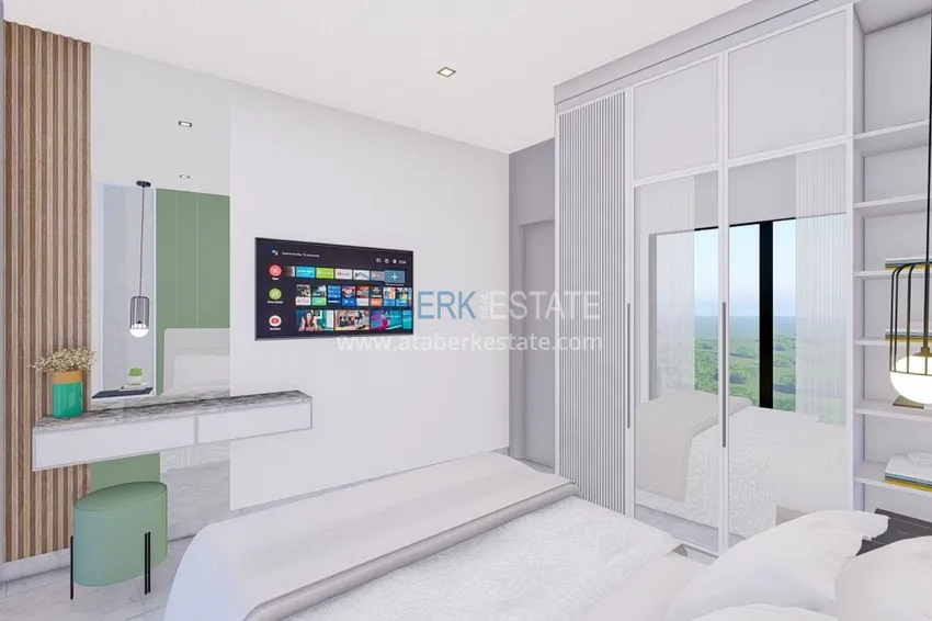 Kupuj  Nowy projekt inwestycyjny dla kompleksu mieszkalnego w Górnej Oba, Alanya 5 