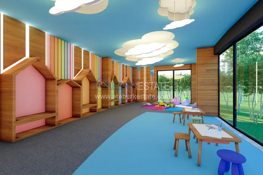 Nowy projekt inwestycyjny dla kompleksu mieszkalnego w Górnej Oba, Alanya 15 