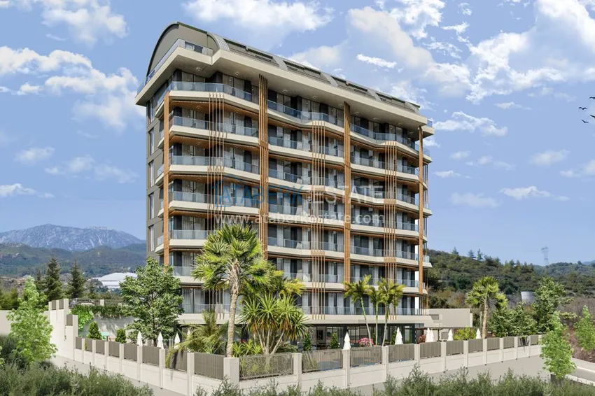 Nieruchomość inwestycyjna w budowie - Alanya, Demirtash. Obszar jest otwarty na zezwolenia na pobyt 6 
