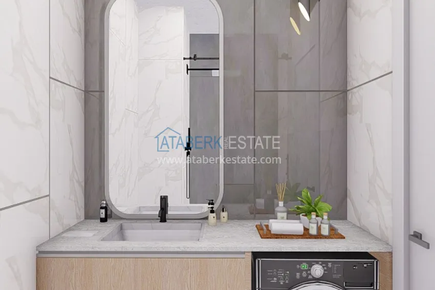 Kupuj  Nowy projekt inwestycyjny dla kompleksu mieszkalnego w Górnej Oba, Alanya 7 