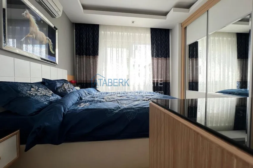 Kupuj Apartament 1+1 w Kestel nad brzegiem morza — z designerskim wnętrzem i przeszklonym balkonem 9 