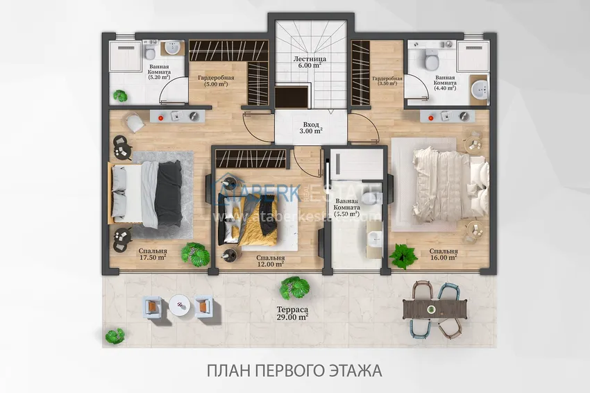 Kupuj taniej Wille w Alanyi, górska dzielnica Bektash - luksusowe nieruchomości w budowie 2 