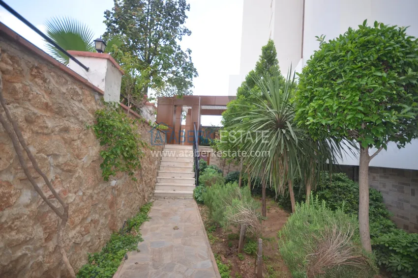 Dwupoziomowy penthouse z widokiem na morze i góry, Tosmur — Alanya 10 