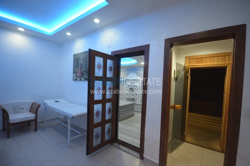 Dwupoziomowy penthouse z widokiem na morze i góry, Tosmur — Alanya 15 