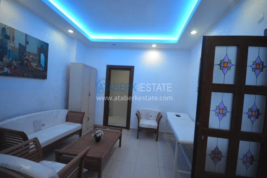 Dwupoziomowy penthouse z widokiem na morze i góry, Tosmur — Alanya 16 
