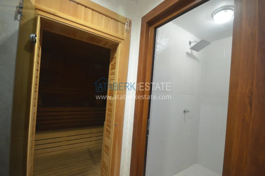Dwupoziomowy penthouse z widokiem na morze i góry, Tosmur — Alanya 17 