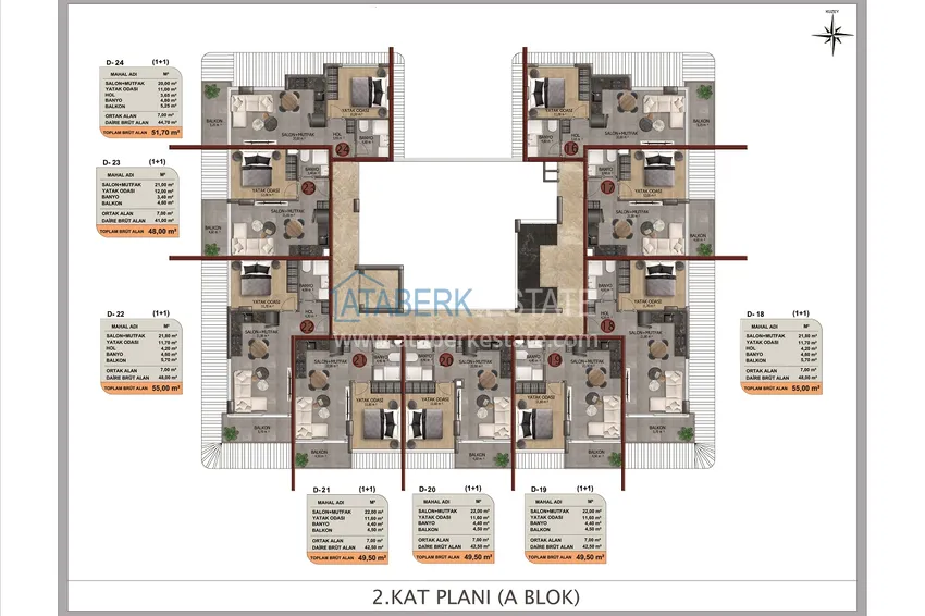Kupuj taniej Nowy kompleks mieszkaniowy z infrastrukturą poziomu 5 ★ - apartamenty od dewelopera w Alanyi 3 