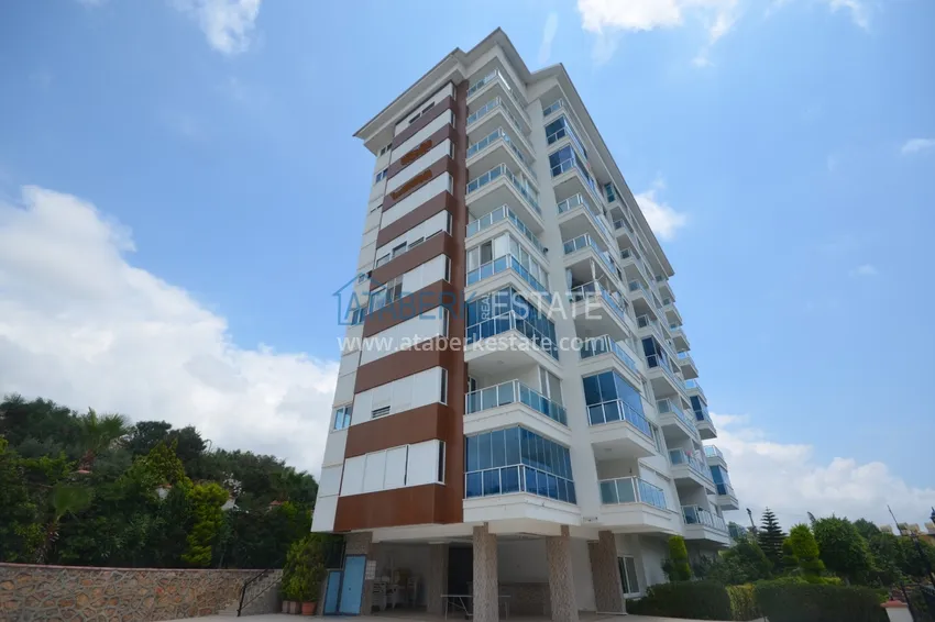 Dwupoziomowy penthouse z widokiem na morze i góry, Tosmur — Alanya 5 