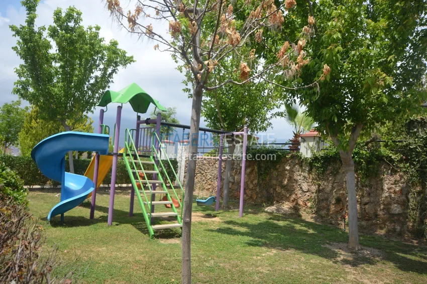 Dwupoziomowy penthouse z widokiem na morze i góry, Tosmur — Alanya 8 