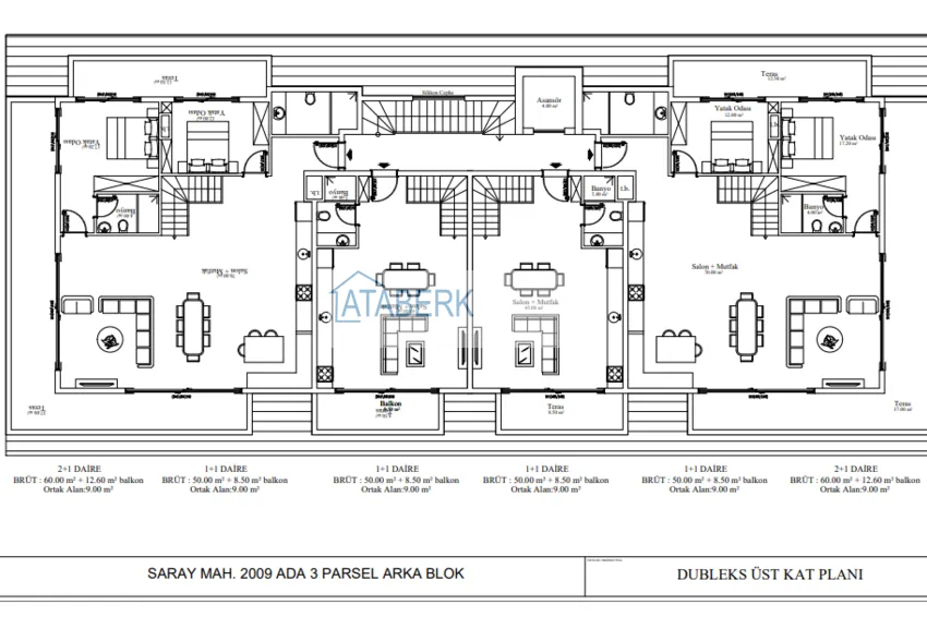 Kupuj taniej 🔥 Nasz projekt! Apartamenty w centrum Alanyi, 450 metrów od Plaży Kleopatry 12 