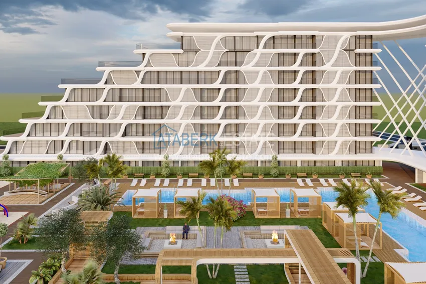 Nowy projekt kompleksowy w budowie z koncepcją 5-gwiazdkowego hotelu — Antalya, Altintash 5 