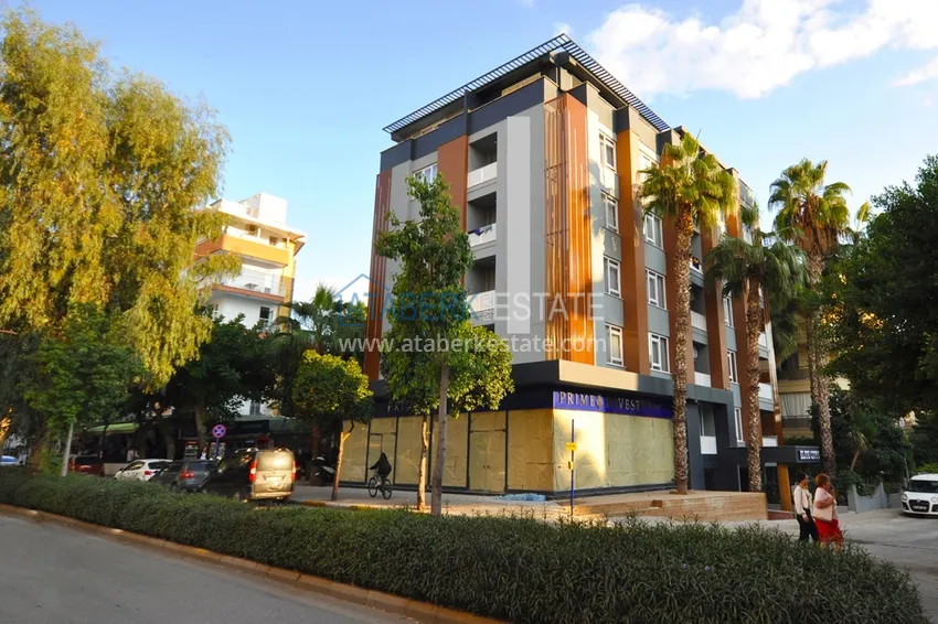 Apartament 1+1 w centrum Alanyi z pięknym wykończeniem - plaża Keykubat  1 