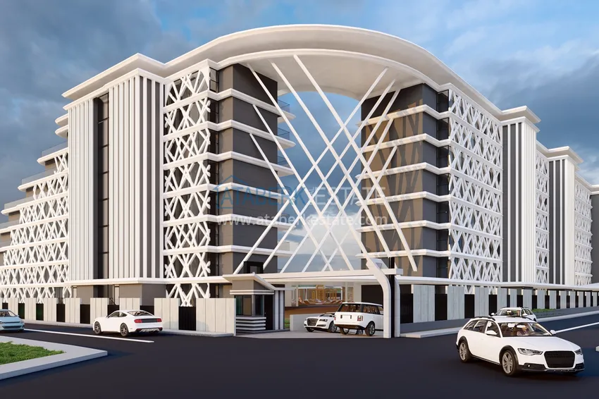 Nowy projekt kompleksowy w budowie z koncepcją 5-gwiazdkowego hotelu — Antalya, Altintash 7 