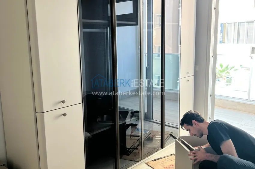 Kupuj  Apartament 2+1 w Mahmutlar jest pierwszym nadmorskim. Obywatelstwo Nieruchomości  7 