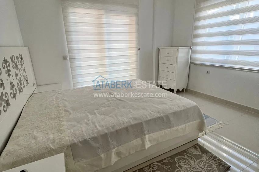 Kupuj  Umeblowany apartament 2+1 z widokiem na góry i morze, centrum Alanya Plaża Kleopatra 6 
