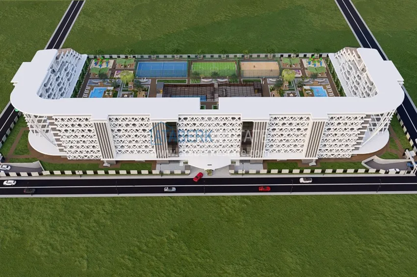 Nowy projekt kompleksowy w budowie z koncepcją 5-gwiazdkowego hotelu — Antalya, Altintash 10 