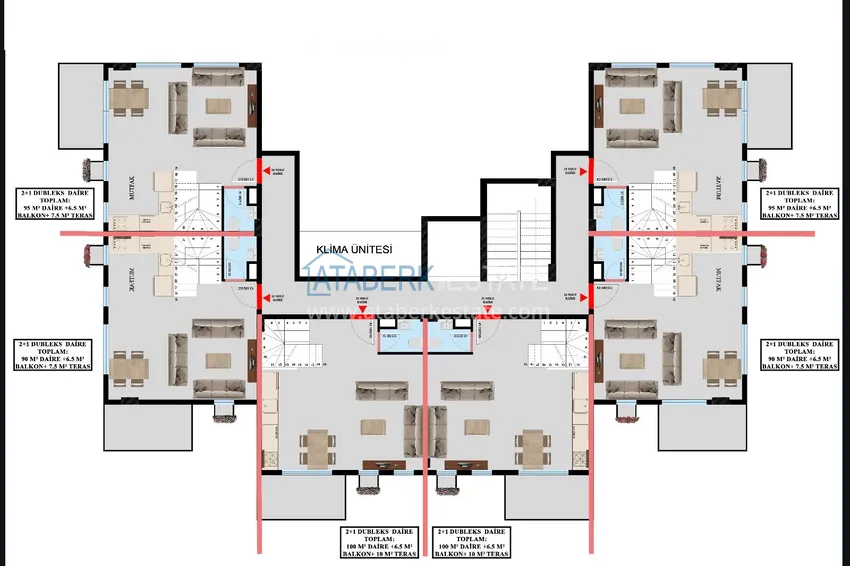 Kupuj taniej Apartamenty od dewelopera w dzielnicy Oba, Alanya  3 