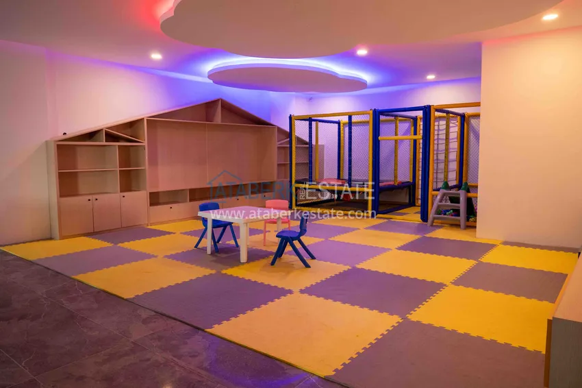 Umeblowany apartament 1+1 z częściowym widokiem na morze, Avsallar — Alanya 27 