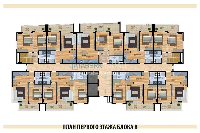 Kupuj taniej Nowoczesny kompleks w Alanyi, dzielnica Oba 11 
