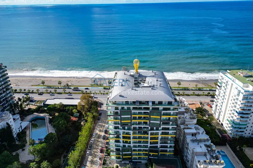 Apartament 1+1 z meblami i widokiem na morze, Mahmutlar - Alanya 1 