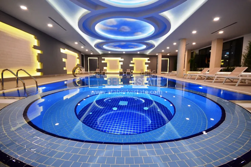 Apartament 1+1 z meblami i widokiem na morze, Mahmutlar - Alanya 17 