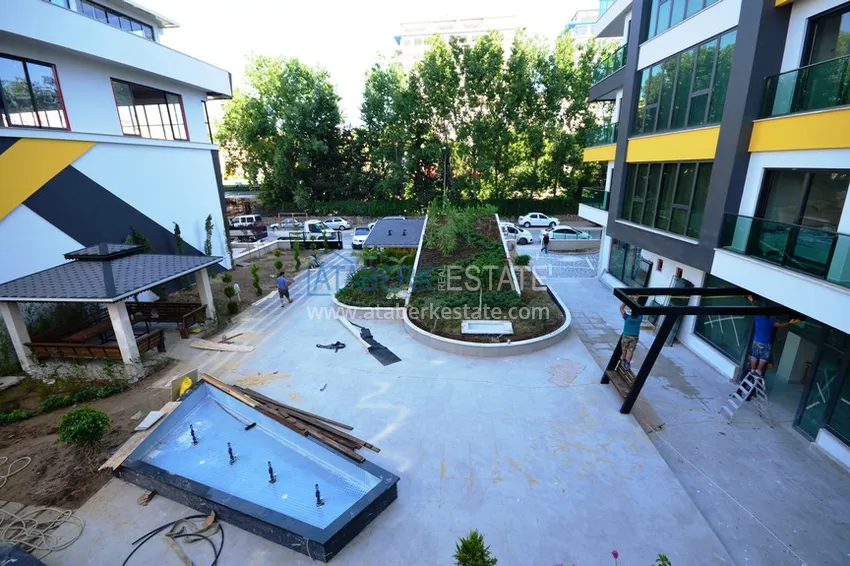 Apartament 1+1 z meblami i widokiem na morze, Mahmutlar - Alanya 8 