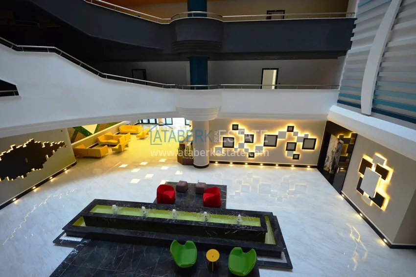 Apartament 1+1 z meblami i widokiem na morze, Mahmutlar - Alanya 13 