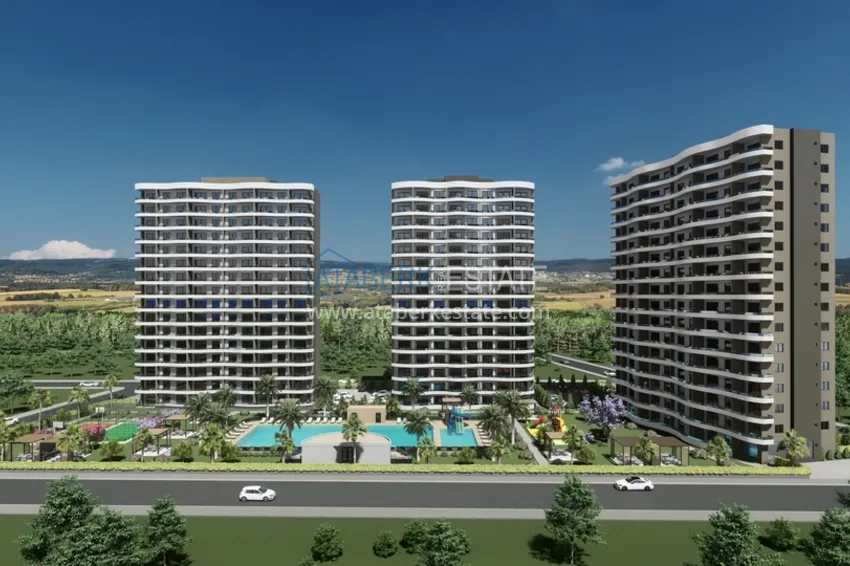 Apartamenty od dewelopera w Mersin, dzielnica Arpachbakhshish - nowy kompleks komfortowy 14 