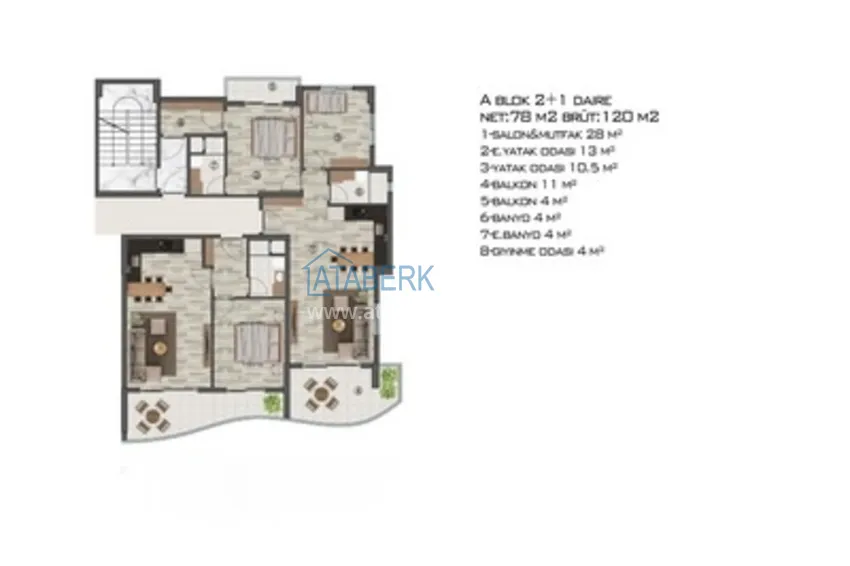Kupuj taniej Apartamenty od dewelopera w Mersin, dzielnica Arpachbakhshish - nowy kompleks komfortowy 2 