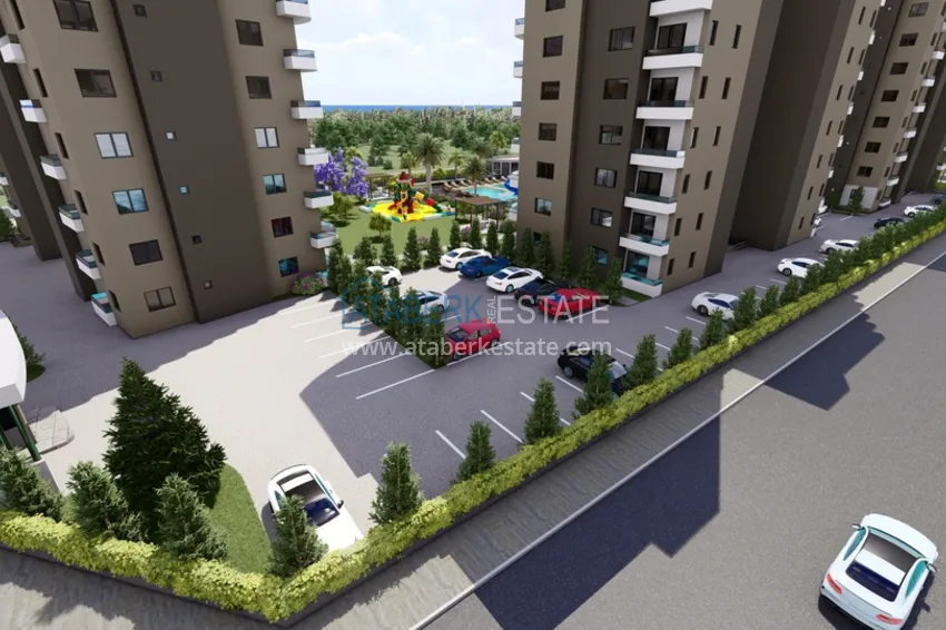 Apartamenty od dewelopera w Mersin, dzielnica Arpachbakhshish - nowy kompleks komfortowy 12 