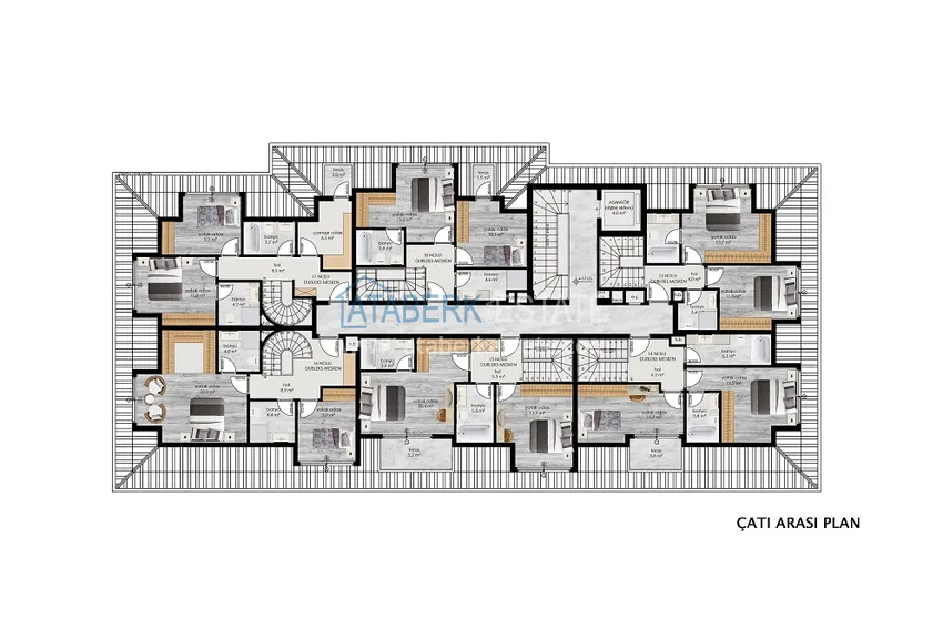 Kupuj taniej Nowy projekt inwestycyjny w centrum Alanyi bezpośrednio od dewelopera  2 
