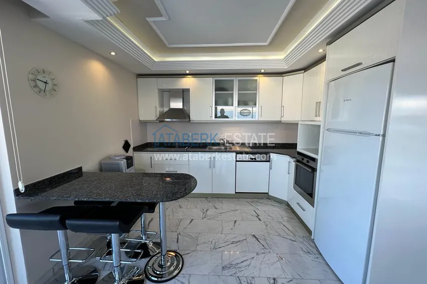 Kupuj  Stylowy panoramiczny penthouse 3+1 z nowoczesnym wnętrzem w Alanya, dzielnica Tosmur 11 