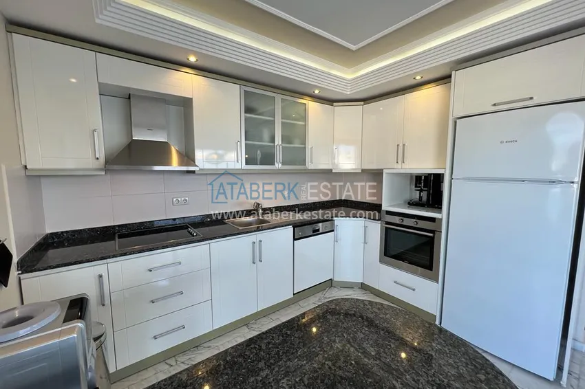Kupuj  Stylowy panoramiczny penthouse 3+1 z nowoczesnym wnętrzem w Alanya, dzielnica Tosmur 12 