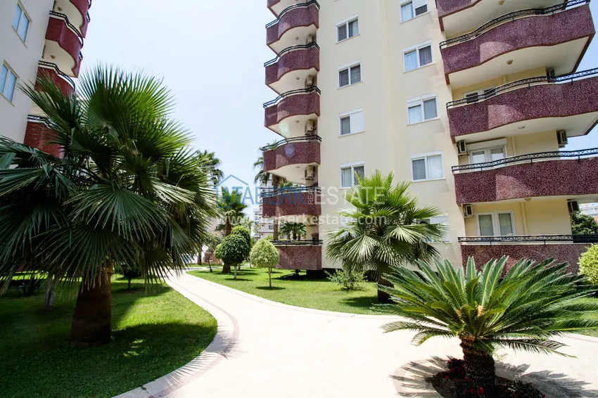 Apartament 3+1 z meblami, widokiem na góry i morze — Alanya, dzielnica Mahmutlar 14 