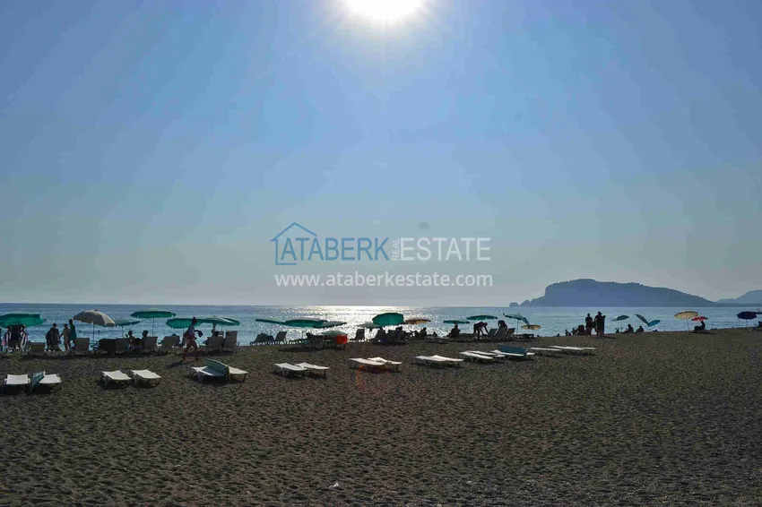 Stylowy panoramiczny penthouse 3+1 z nowoczesnym wnętrzem w Alanya, dzielnica Tosmur 19 