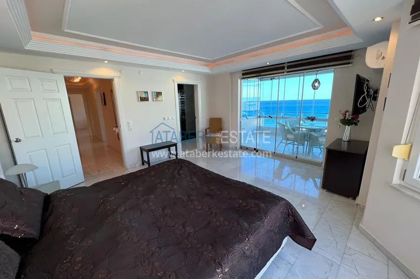 Kupuj  Stylowy panoramiczny penthouse 3+1 z nowoczesnym wnętrzem w Alanya, dzielnica Tosmur 14 